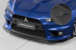 CSR Frontspoiler | Cup-Spoilerlippe mit ABE für Mitsubishi Lancer Evolution X CSL887-L schwarz matt (Lackierung erforderlich)