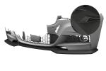 CSR Frontspoiler | Cup-Spoilerlippe mit ABE für BMW 3er F30 / F31 CSL892-M Carbon Look matt strukturiert (keine Lackierung erforderlich)