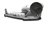 CSR Frontspoiler | Cup-Spoilerlippe mit ABE für Subaru BRZ 2 CSL900-M Carbon Look matt strukturiert (keine Lackierung erforderlich)