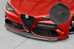CSR Frontspoiler | Cup-Spoilerlippe mit ABE für Alfa Romeo Giulia Quadrifoglio CSL902-L schwarz matt (Lackierung erforderlich)