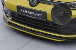 CSR Frontspoiler | Cup-Spoilerlippe mit ABE für VW Golf 8 CSL903-M Carbon Look matt strukturiert (keine Lackierung erforderlich)