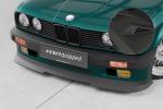 CSR Frontspoiler | Cup-Spoilerlippe mit ABE für BMW 3er E30 Coupe CSL906-M Carbon Look matt strukturiert (keine Lackierung erforderlich)