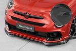 CSR Frontspoiler | Cup-Spoilerlippe mit ABE für Fiat 500X Sport CSL908-L schwarz matt (Lackierung erforderlich)