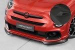 CSR Frontspoiler | Cup-Spoilerlippe mit ABE für Fiat 500X Sport CSL908-M Carbon Look matt strukturiert (keine Lackierung erforderlich)