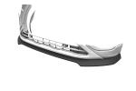 CSR Frontspoiler | Cup-Spoilerlippe mit ABE für VW T-Cross (Typ C1) CSL922-K Kupfer matt (keine Lackierung erforderlich)