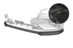 CSR Frontspoiler | Cup-Spoilerlippe mit ABE für Volvo S60 (3.Gen) CSL939-C Carbon Look Hochglanz (keine Lackierung erforderlich)