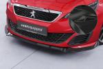 CSR Frontspoiler | Cup-Spoilerlippe mit ABE für Peugeot 308 GTi CSL944-G Glossy schwarz Hochglanz (keine Lackierung erforderlich)