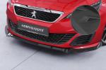 CSR Frontspoiler | Cup-Spoilerlippe mit ABE für Peugeot 308 GTi CSL944-L schwarz matt (Lackierung erforderlich)