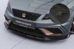 CSR Frontspoiler | Cup-Spoilerlippe mit ABE für Seat Leon 3 (Typ 5F) Cupra R  CSL885-M Carbon Look matt strukturiert (keine Lackierung erforderlich)