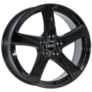 DBV Alufelge 5SP 001 schwarz 6.5x16 ET40 4x100 Nabe 63.3mm KBA 51472