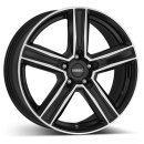 DEZENT Alufelge KG dark black/polished 7.5x17 ET36 5x112 Nabe 66.6mm KBA 55159