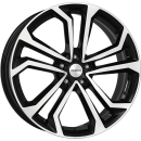 DEZENT Alufelge TA dark black/polished 8x20 ET50.5 5x108 Nabe 63.4mm KBA 52554