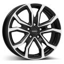 DEZENT Alufelge TV-Trailer dark black/polished 6x14 ET30.1 5x112 Nabe 66.6mm KBA 100058