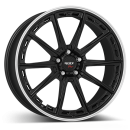 DOTZ Alufelge Sonoma dark Black matt/polished lip 9.5x19 ET25 5x112 Nabe 70.1mm KBA 55454