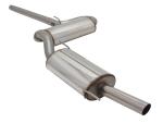 Novus Edelstahl Gruppe A Komplettanlage ab Kat für VW Golf 3 (1HXO) & Golf 3 Cabrio (1EXO) – 1x60 mm Endrohr, EG-Genehmigung