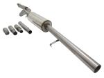 Novus Edelstahl Sportauspuffanlage für VW Jetta 1 (16) – 1x60 mm Endrohr, EG-Betriebserlaubnis