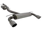 Novus Edelstahl Gruppe A Komplettanlage ab Kat für Ford Focus MK2 ST (DA3) Bj. 2005–2010 – 2.5 T – Endrohr 1x100 mm MS-Design links/rechts – mit EG Genehmigung