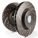 EBC Turbo Groove Disc Bremsscheiben – Vorne für Toyota MR 2 W3 – GD1087