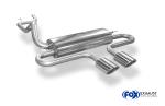 Fox passend für Ford Focus III ST Turnier Diesel Endschalldämpfer quer Ausgang mittig - 2x115x85 Typ 32 mittig FO032075-348