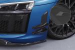 CSR Performance Flaps mit ABE für Audi R8 (Typ 4S) FP014-S schwarz matt strukturiert (keine Lackierung erforderlich)