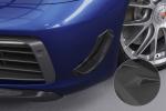 CSR Performance Flaps mit ABE für Porsche 911 / 992/991/997/996, Boxster 981, Cayman 981C FP015-L schwarz matt (Lackierung erforderlich)