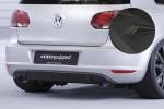 CSR Diffusor | Heckansatz mit ABE für VW Golf 6 HA044-M Carbon Look matt strukturiert (keine Lackierung erforderlich)