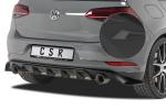 CSR Diffusor | Heckansatz mit ABE für VW Golf 7 TCR HA232-S Strukturiert schwarz matt (keine Lackierung erforderlich)