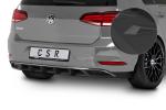 CSR Diffusor | Heckansatz mit ABE für VW Golf 7 HA234-S Strukturiert schwarz matt (keine Lackierung erforderlich)