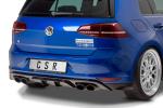 CSR Diffusor | Heckansatz mit ABE für VW Golf 7 R / R-Line HA253-K Kupfer matt (keine Lackierung erforderlich)