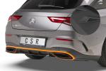 CSR Diffusor | Heckansatz mit ABE für Mercedes-Benz CLA X118 AMG-Line HA254-L schwarz matt (Lackierung erforderlich)