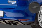 CSR Diffusor | Heckansatz mit ABE für VW Golf 7 R / R-Line HA255-S Strukturiert schwarz matt (keine Lackierung erforderlich)
