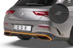 CSR Diffusor | Heckansatz mit ABE für Mercedes-Benz CLA X118 AMG-Line HA265-S schwarz matt strukturiert (keine Lackierung erforderlich)