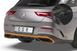 CSR Diffusor | Heckansatz mit ABE für Mercedes-Benz CLA X118 AMG-Line HA265-C Carbon Look Hochglanz (keine Lackierung erforderlich)