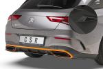 CSR Diffusor | Heckansatz mit ABE für Mercedes-Benz CLA X118 AMG-Line HA265-M Carbon Look matt strukturiert (keine Lackierung erforderlich)