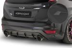 CSR Diffusor | Heckansatz mit ABE für Ford Focus ST MK2 HA271-S schwarz matt strukturiert (keine Lackierung erforderlich)