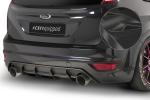 CSR Diffusor | Heckansatz mit ABE für Ford Focus ST MK2 HA271-C Carbon Look Hochglanz (keine Lackierung erforderlich)