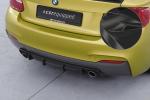CSR Diffusor | Heckansatz mit ABE für BMW 2er (F22 / F23) Coupe und Cabrio HA273-C Carbon Look Hochglanz (keine Lackierung erforderlich)