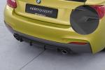 CSR Diffusor | Heckansatz mit ABE für BMW 2er (F22 / F23) Coupe und Cabrio HA273-L schwarz matt (Lackierung erforderlich)