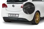 CSR Diffusor | Heckansatz mit ABE für Opel Corsa E HA274-C Carbon Look Hochglanz (keine Lackierung erforderlich)