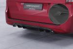 CSR Diffusor | Heckansatz mit ABE für Mercedes-Benz V-Klasse 447 HA301-L Lackierung erforderlich (unlackiert)