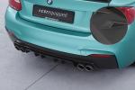 CSR Diffusor | Heckansatz mit ABE für BMW 2er F22 / F23 M-Paket HA306-L schwarz matt (Lackierung erforderlich)