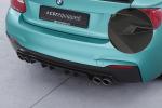 CSR Diffusor | Heckansatz mit ABE für BMW 2er F22 / F23 M-Paket HA306-M Carbon Look matt strukturiert (keine Lackierung erforderlich)