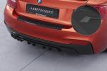 CSR Diffusor | Heckansatz mit ABE für BMW 2er F22 / F23 M-Paket HA307-S schwarz matt strukturiert (keine Lackierung erforderlich)