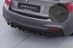 CSR Diffusor | Heckansatz mit ABE für BMW 2er F22 / F23 M-Paket HA308-L schwarz matt (Lackierung erforderlich)
