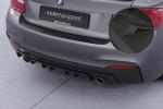 CSR Diffusor | Heckansatz mit ABE für BMW 2er F22 / F23 M-Paket HA308-M Carbon Look matt strukturiert (keine Lackierung erforderlich)