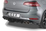 CSR Racing Diffusor | Heckansatz für VW Golf 7 (Typ AU) R HA313-L Lackierung erforderlich (schwarz matt)