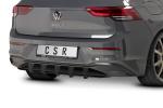 CSR Racing Diffusor | Heckansatz für VW Golf 8 (Typ CD) Style / Active HA314-L Lackierung erforderlich (schwarz matt)