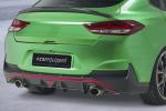 CSR Racing Diffusor | Heckansatz für Hyundai I30 N (PD) Fastback HA329-L schwarz matt (Lackierung erforderlich)