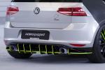 CSR Racing Diffusor | Heckansatz für VW Golf 7 (Typ AU) GTI HA333-L Lackierung erforderlich (schwarz matt)