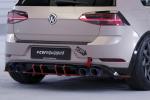 CSR Racing Diffusor | Heckansatz für VW Golf 7 (Typ AU) R HA411 Lackierung erforderlich (schwarz matt)